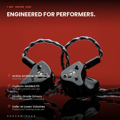 Vusion V360 DJ IEM | 3 Drivers